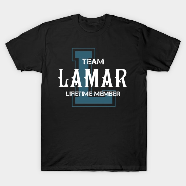 Team LAMAR Lifetime Member T-Shirt by HarrisonAlbertinenw